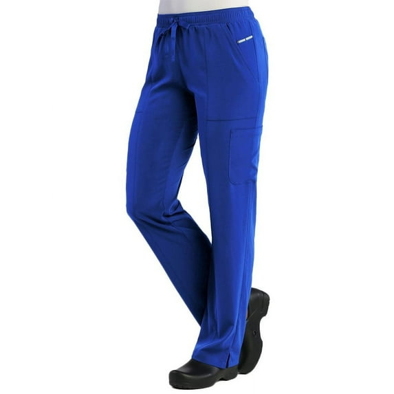 Pure Soft Women's Relaxed Fit Drawstring Cargo Scrub Pant