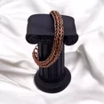 thumbnail image 1 of Pure Solid Copper Bracelet Arthritis Cuban Chain Curb Link Rider 11 mm Bracelet, 1 of 4