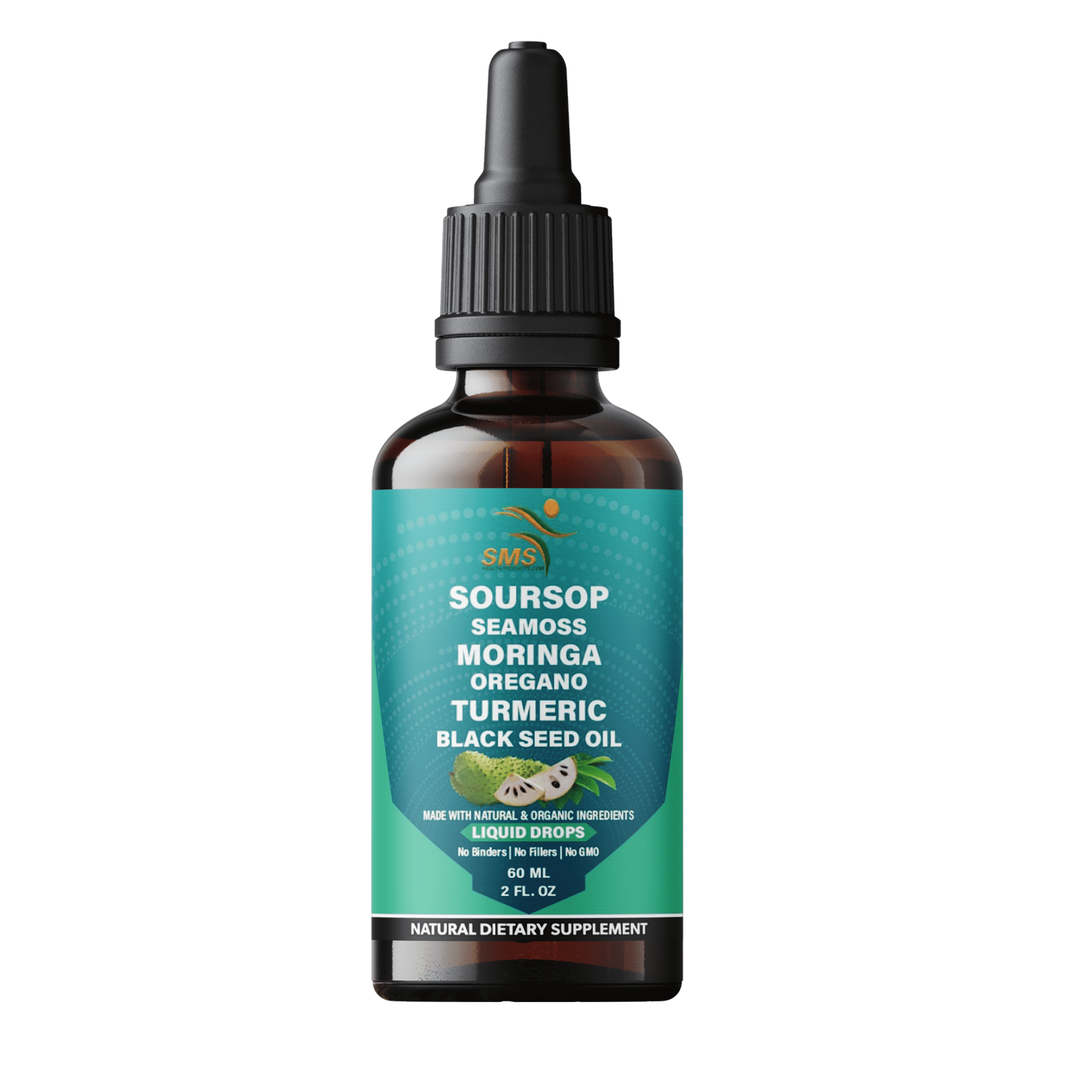 Pure Soursop 10-in-1 Liquid Drops Extract – Seamoss, Moringa