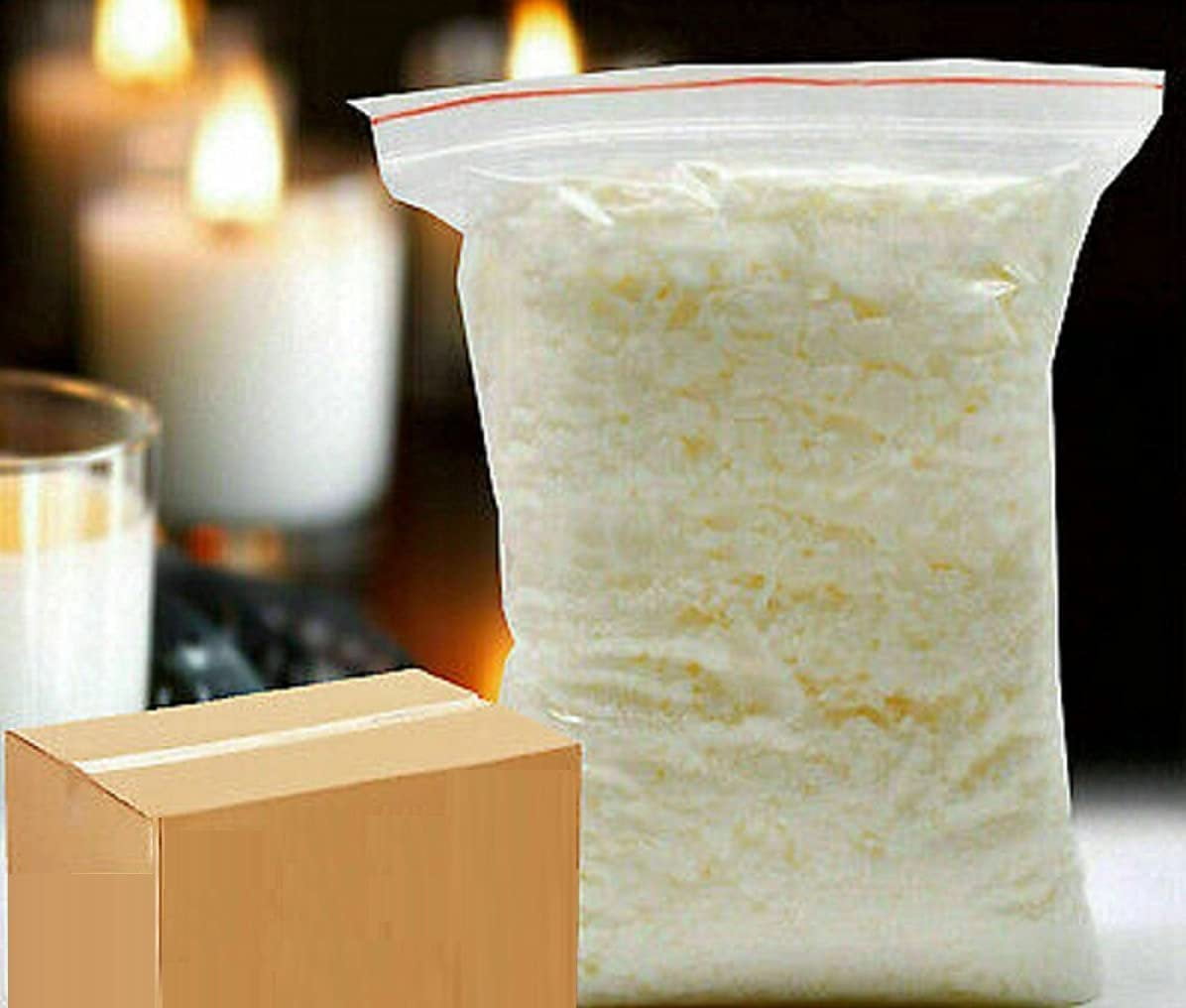 Pure Soy Wax 464 (AAK/Golden Wax GW464) for Candle and Tart Making 30 lb Box - 3 Bags 10 Pounds Each