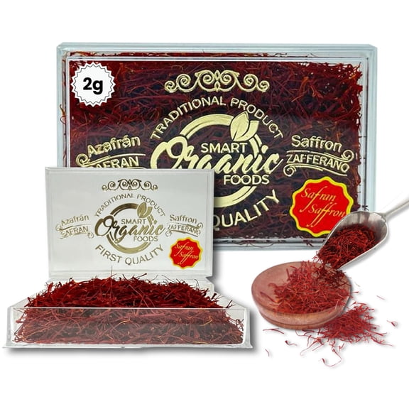 Pure Spanish Saffron 2g Grade A Extra Superior 100% Pure Saffron (Free from Alcoholic or Animal Matter)