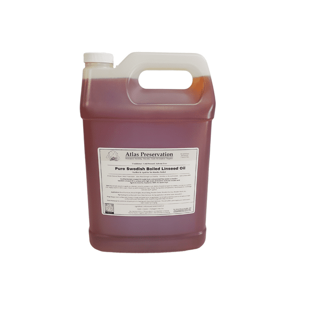 Pure Swedish Boiled Linseed Oil 1 Gallon