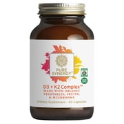 Pure Synergy D3 + K2 Complex , 60 Capsules