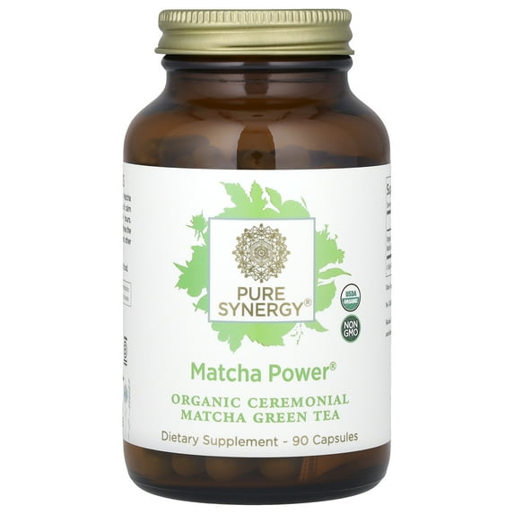 Pure Synergy Matcha Power, 90 Capsules (500 mg per Capsule)