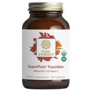 Pure Synergy SuperPure  Fucoidan, 60 Capsules 100 mg Capsule
