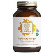 Pure Synergy SuperPure  Ginger, 60 Capsules