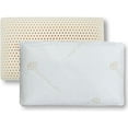 thumbnail image 1 of QQbed 100% Natural Talalay Latex Pillow, Medium Support with Removable Breathable Certified Cover, 1 of 8