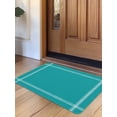 thumbnail image 1 of Pure Teal Green Door Mat&nbsp;Indoor Outdoor Entrance, Non Slip Small Rug for Kitchen Bathroom Entryway Rug, Simple Solid Color Washable Doormat Floor Mat for Office Home Decor 18x30 Inch, 1 of 8