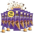 Pure Temptation Gold Chocoblast MMF7 Waffle Cones [10 Pieces] Sweet