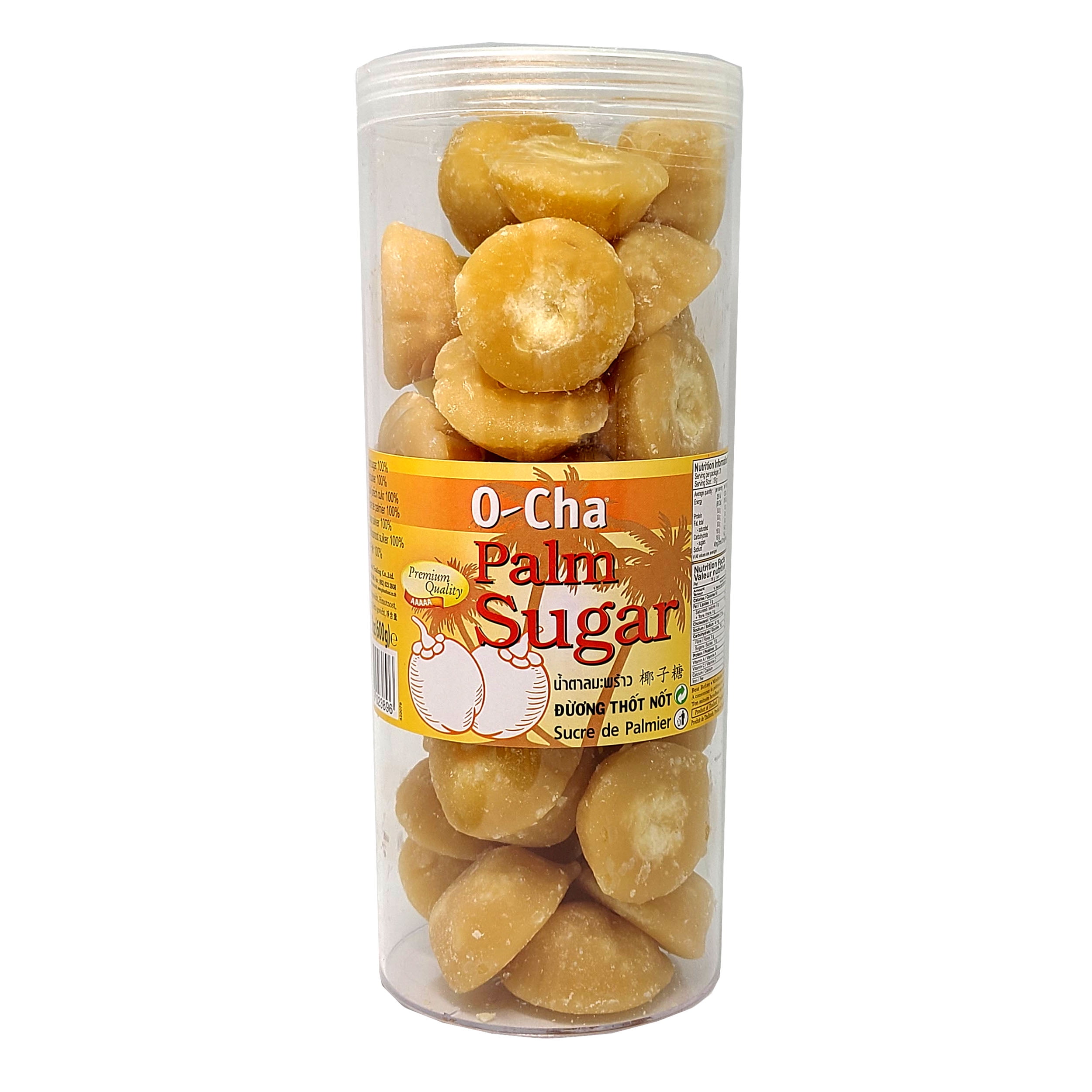 Pure Thai Coconut Palm Sugar Cube by OCha 21 Oz.