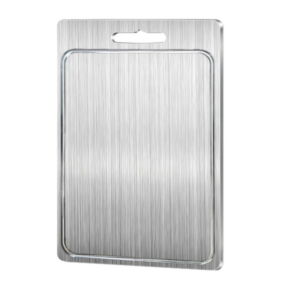 Pure Titanium Cutting Board for Kitchen - Double-Sided Food Grade, Cut Meats, Fruits & Vegetables, Durable & Easy Clean