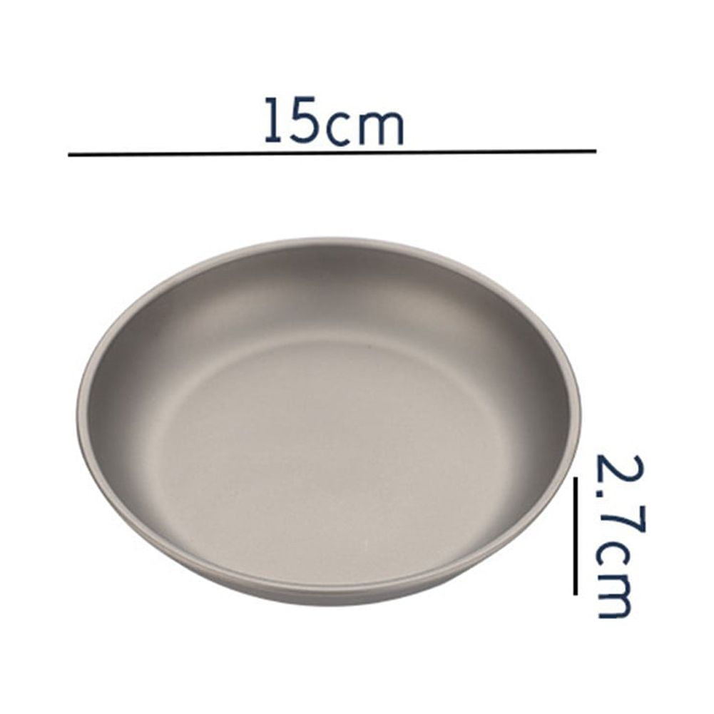 Pure Titanium Dishes Plate Tableware For Outdoor Camping Picnic Home