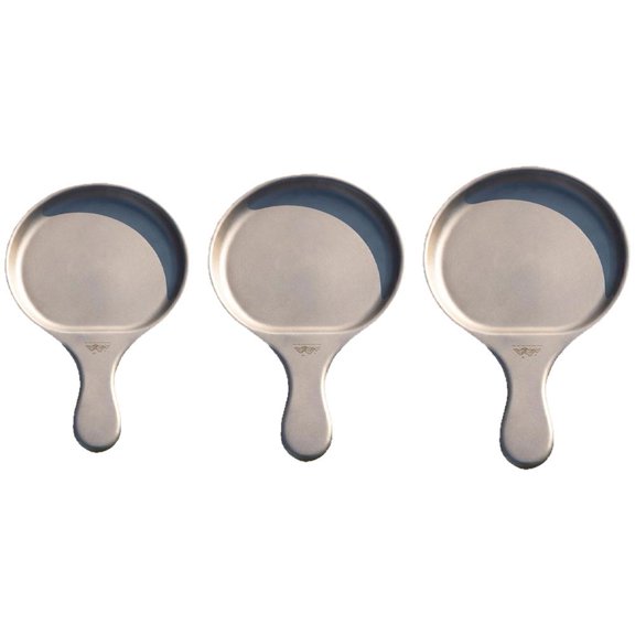 Pure Titanium Grill Plate, Ultralight Backpacking Frying Pan, Non-Stick Outdoor Camping Cookware