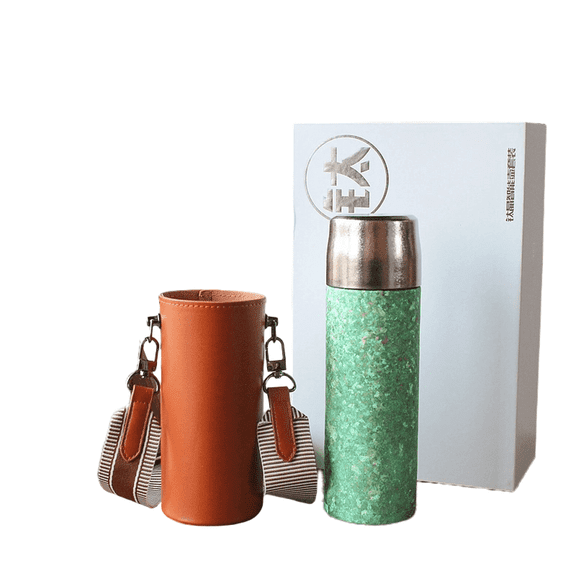 Pure Titanium Insulated Cup, Portable for Car Travel, Large Capacity, Outdoor Sports Water Bottle/17 Oz