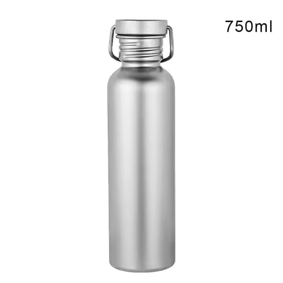 Pure Titanium Water Bottle, Portable Lightweight Metal Drinking Mug for Outdoor Camping Cycling Travel Sports