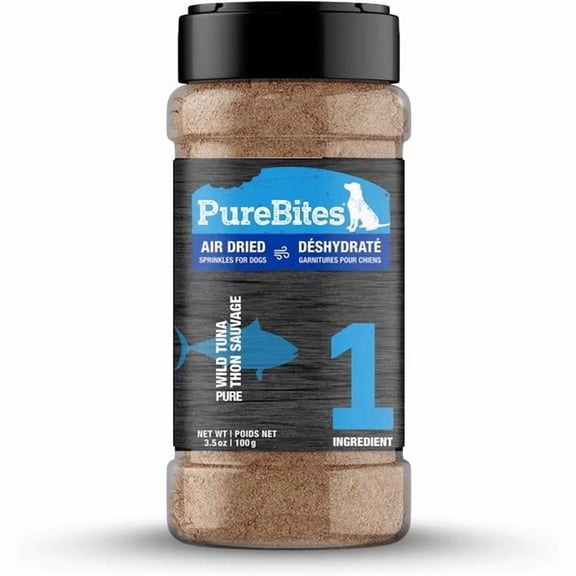 Pure Treats 111915 3.5 oz PureBites Tuna Sprinkles Dog Treats - Pack of 3