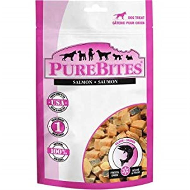 Pure Treats 2.4 oz PureBites Salmon Freeze Dried Dog Treats