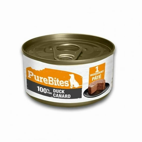 Pure Treats 789141 2.5 oz Duck Protein Pate Dog Food - 12 Piece
