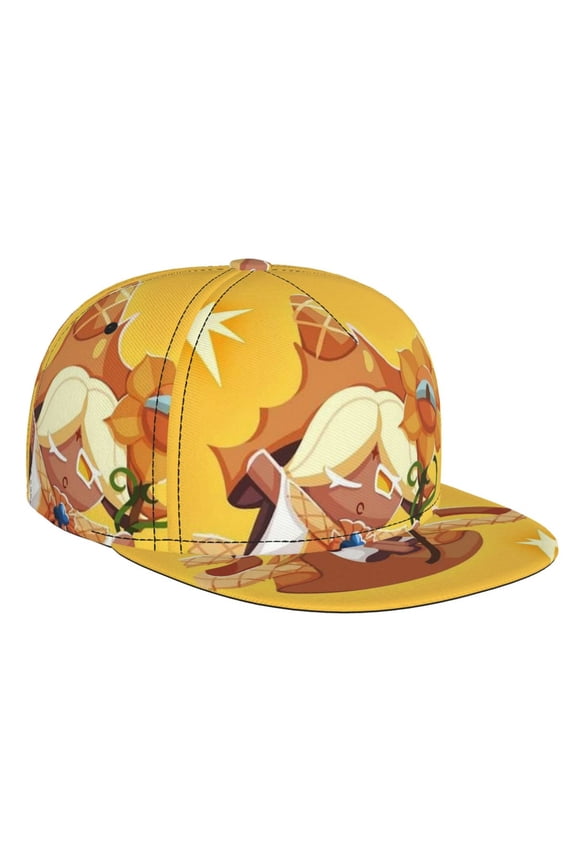 Pure Vanilla Cookie Brim Bill Baseball Cap Adjustable Snapback Hat Hip Hop Dad Caps Men Women