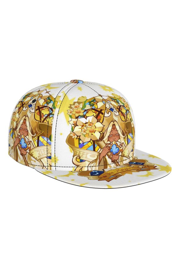 Pure Vanilla Cookie Brim Bill Baseball Cap Adjustable Snapback Hat Hip Hop Dad Caps Men Women