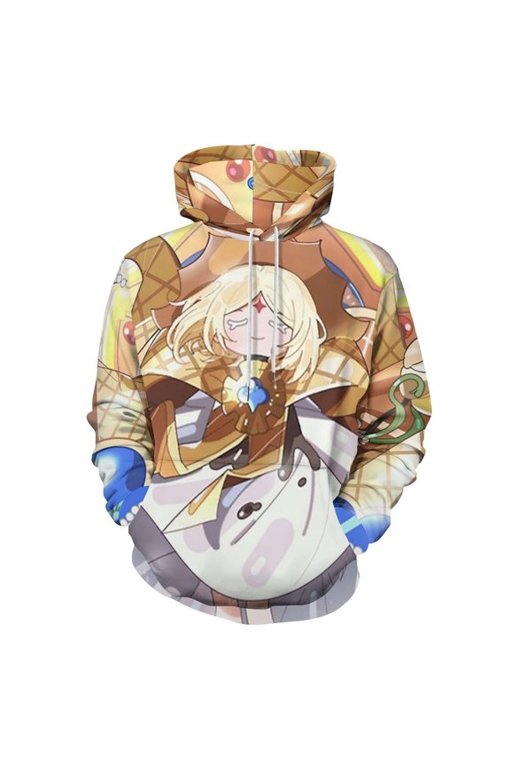 Pure Vanilla Cookie Casual Hoodie Jacket Hooded Long Sleeves Sweatshirt Pullover Sweaters Women Men