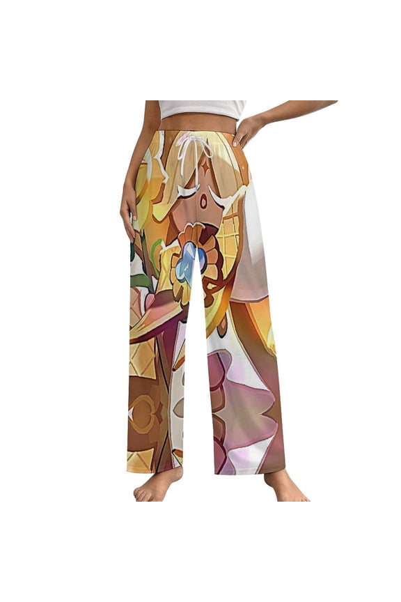 Pure Vanilla Cookie Home Pajamas Long Pants Ladies Pjs Sleepwear Pant Pajama Women