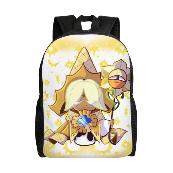 Pure Vanilla Cookie Run Backpack Laptop Bags Lightweight Backpacks Bookbag Daypack Outdoor Travel
