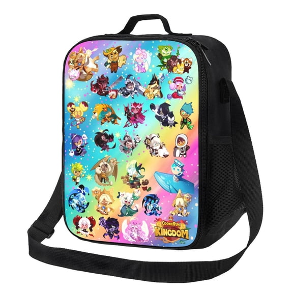 Pure Vanilla Cookie Run Lunch Bags Tote Shoulder Bag Insulated Lunch Box Picnic Beach Work