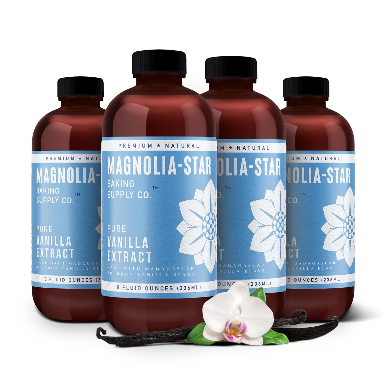 Pure Vanilla Extract, 32 oz., Made from HandSelected Madagascar Bourbon Vanilla Beans, Gluten