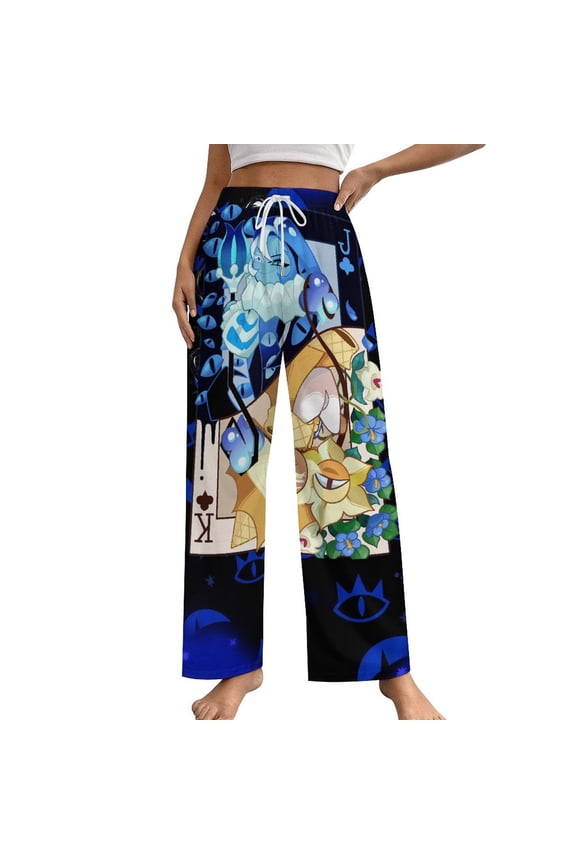 Pure Vanilla Shadow Milk Cookie Home Pajamas Long Pants Ladies Pjs Sleepwear Pant Pajama Women