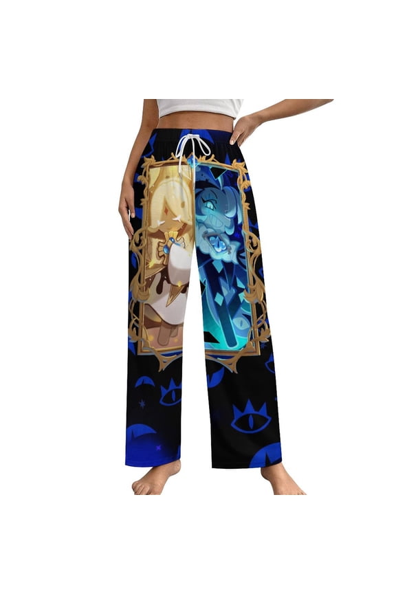 Pure Vanilla Shadow Milk Cookie Home Pajamas Long Pants Ladies Pjs Sleepwear Pant Pajama Women