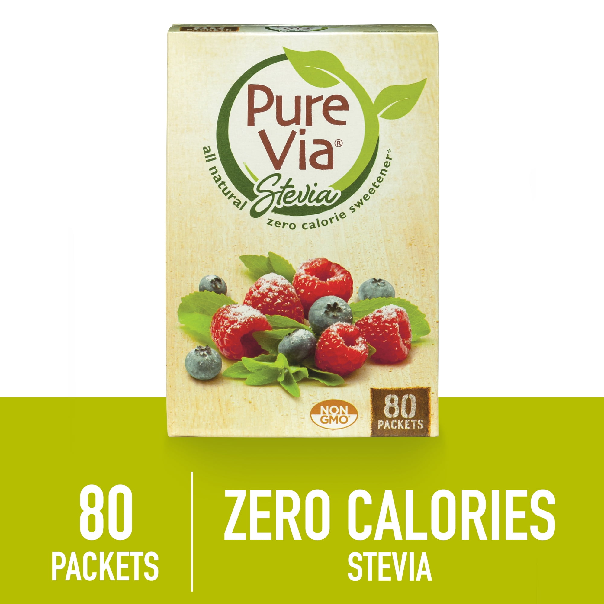 Pure Via 20015033 Stevia Sweetener - 800 Pack for sale online