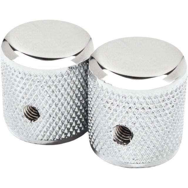 Pure Vintage 58 Telecaster Knurled Knobs, Chrome
