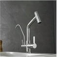 Pure Water Kitchen Faucet, C Tube PullOut Hot and Cold Water Mixer Tap
