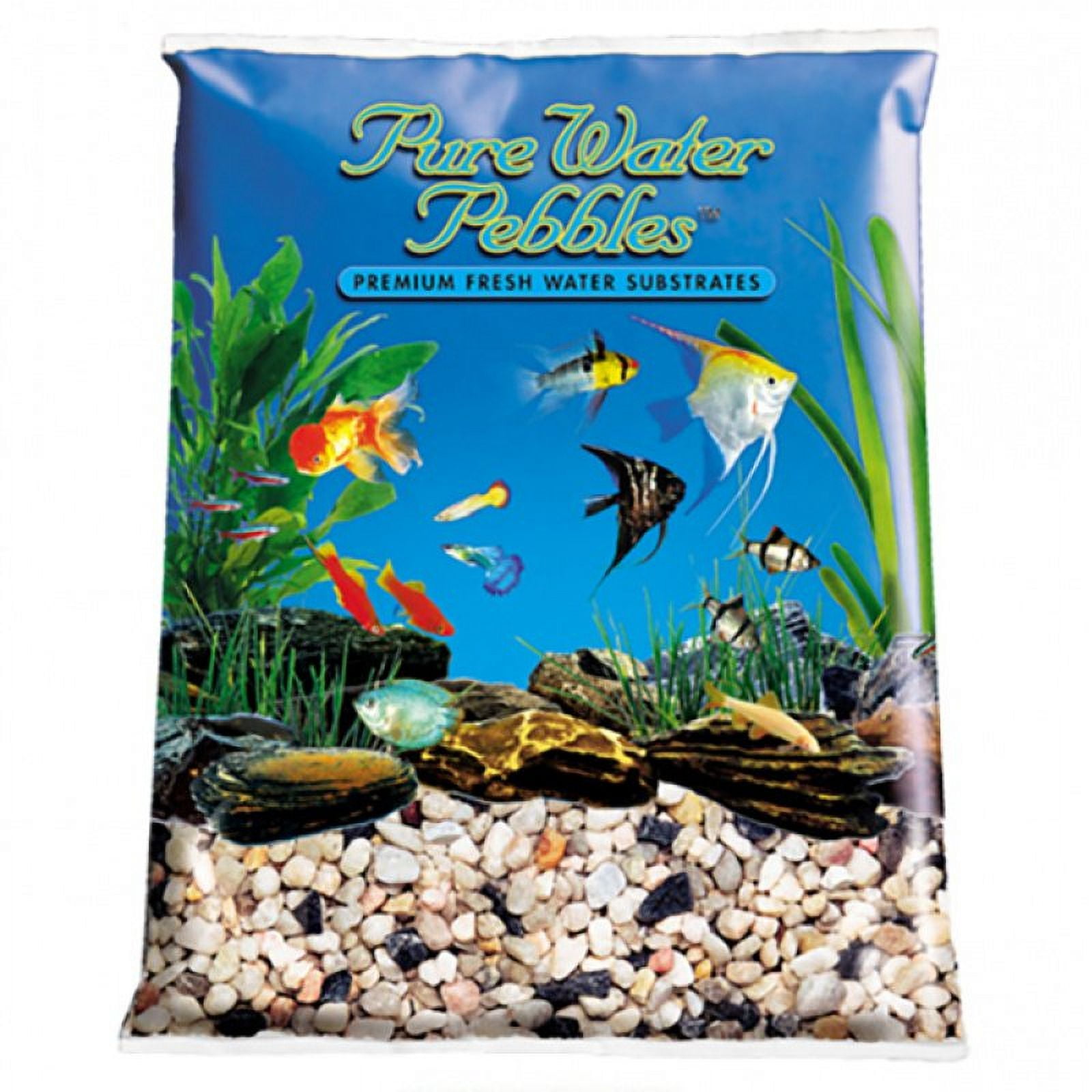 Pure Water Pebbles Aquarium Gravel Rainbow Gems [Aquarium Gravel and Sand, Pure Water Pebbles, Aquarium Supplies] 5 lb