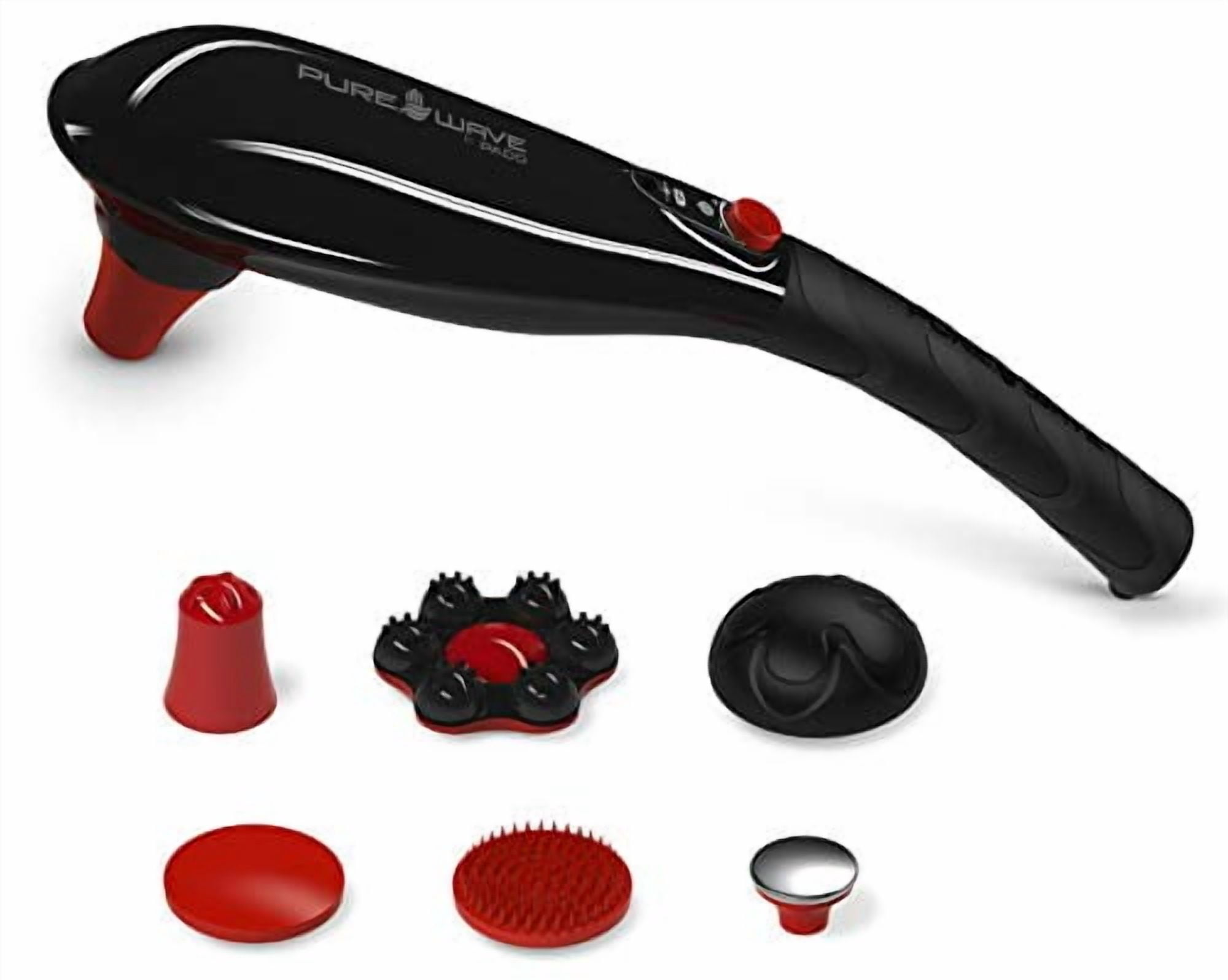 Pure-Wave Cordless Dual Motor Percussion Body & Facial Massager, Black,  Model CM-07 - Walmart.com