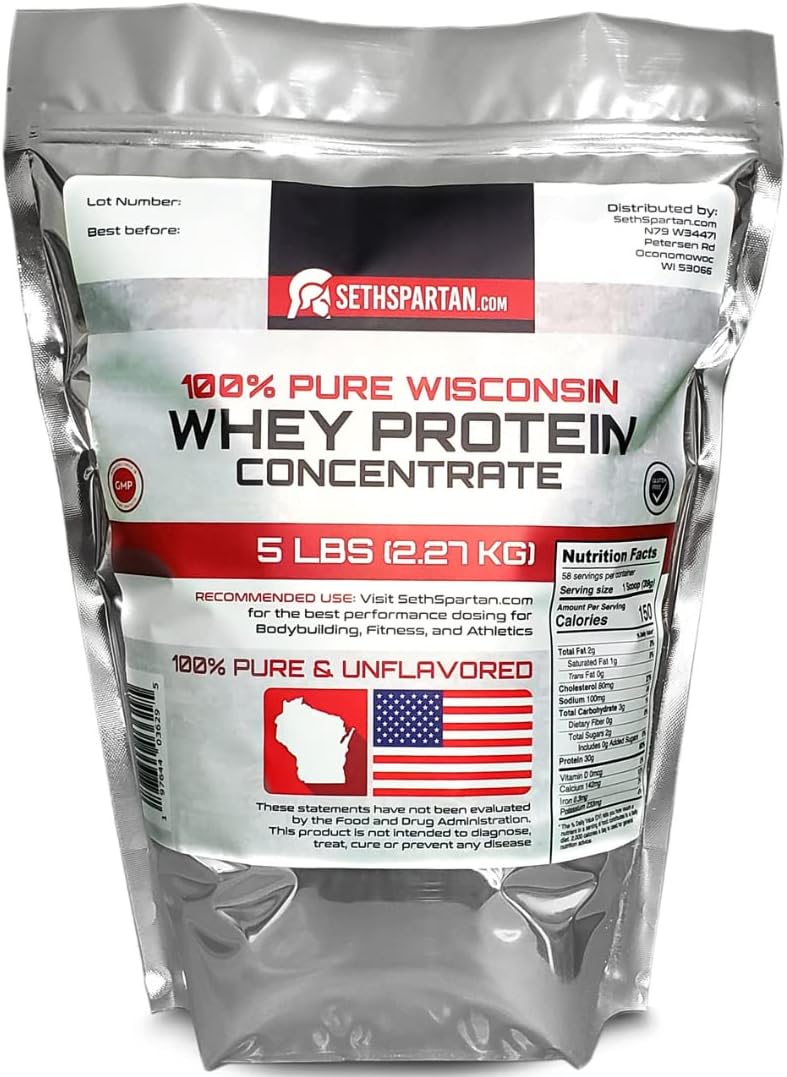 Pure Whey Protein 5 LB (2.27 KG) 30G Protein Per Scoop