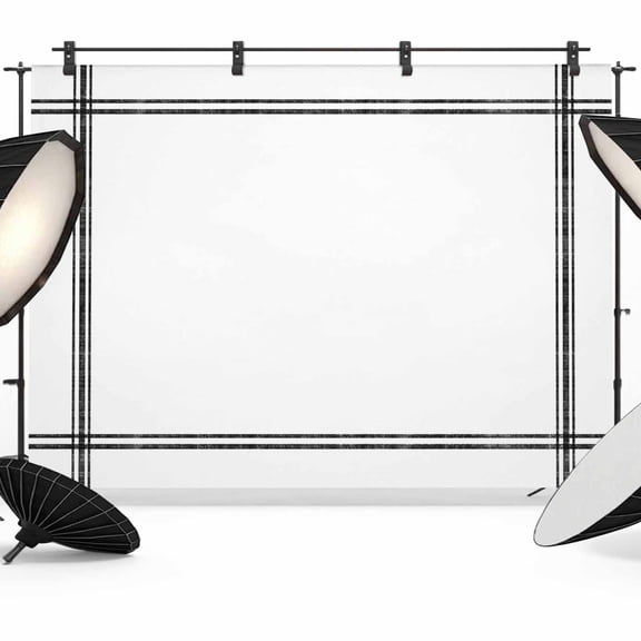 Pure White Backdrop for Photoshoot, Photography Photo Studio Background Wall Backdrop, Simple Solid Color Back Drop Banner Panel for Portraits Wedding Party Live Streaming Decor 8x6Ft