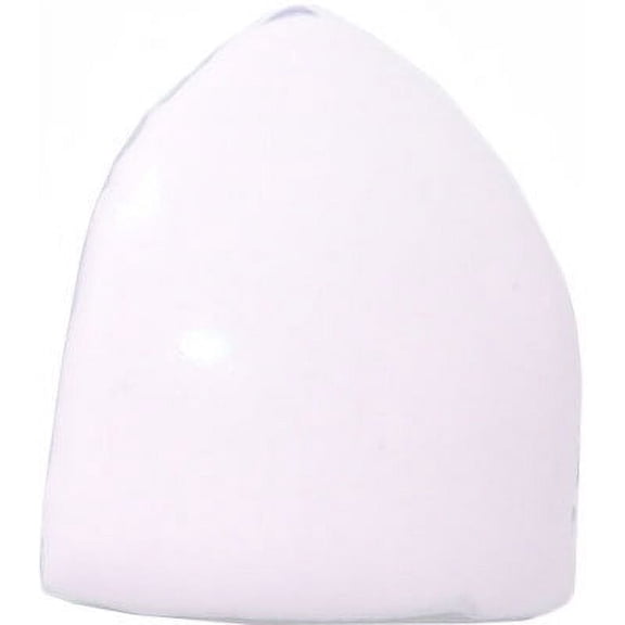 Pure White Clay Talavera Quarter Round Beak, Set of 10 pcs