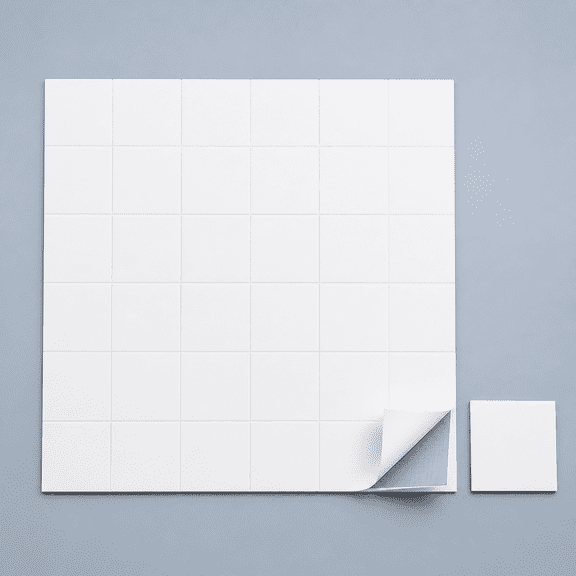 Pure White Marble 12x12 Inch 20-pack Peel and Stick Vinyl Floor Tile