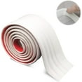 thumbnail image 1 of Pure White Paintable Baseboard Trim,1 Roll Flexible Baseboard Molding Trim,Easy to Peel Soft Foam Wall Base,Self-Adhesive Wall Baseboard Trim,Caulk and Trim Strips for Floor (White), 1 of 8