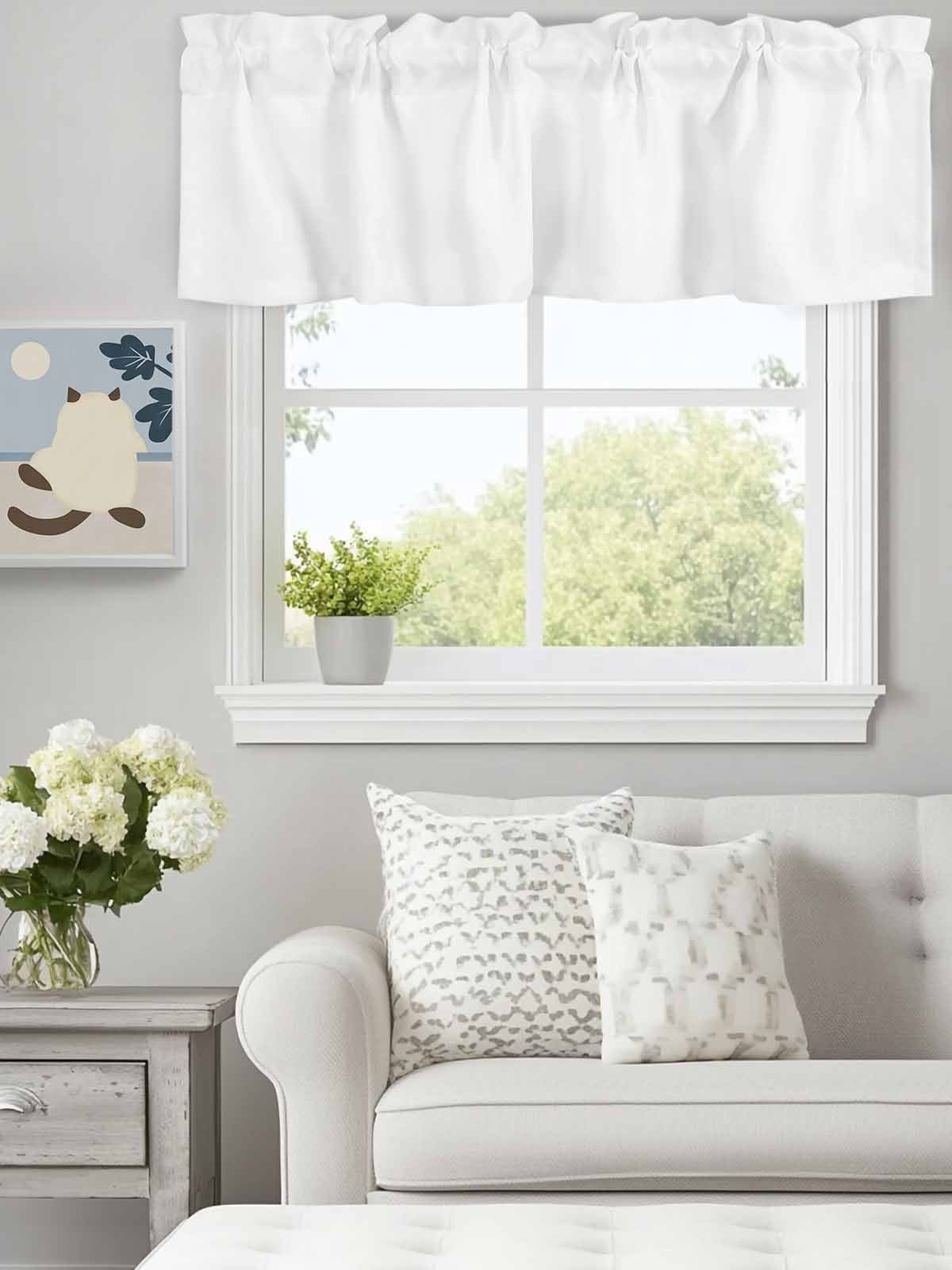 White Valances For Windowsnull