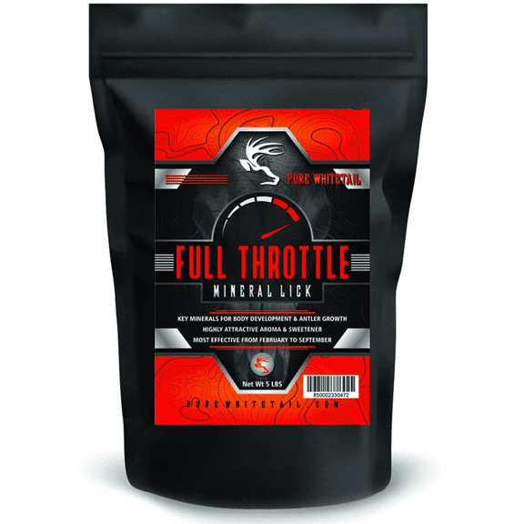 Pure Whitetail Full Throttle Deer Vitamin & Mineral Supplement, 5 lb Bag