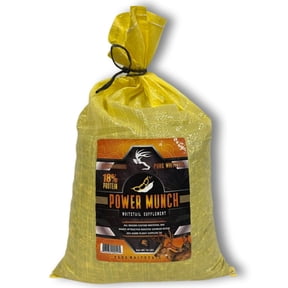 Pure Whitetail Power Munch Feed for Deer with Probiotics & Minerals, 10 lb Bag
