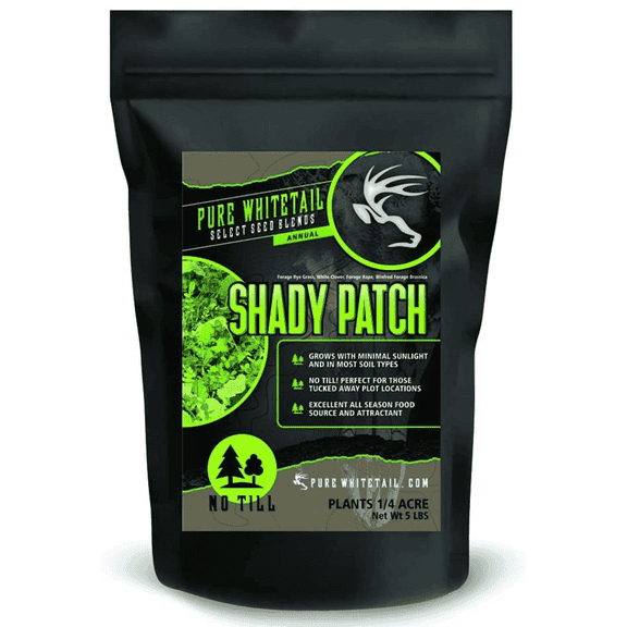 Pure Whitetail Shady Patch forage Plant Seeds, Low Light
