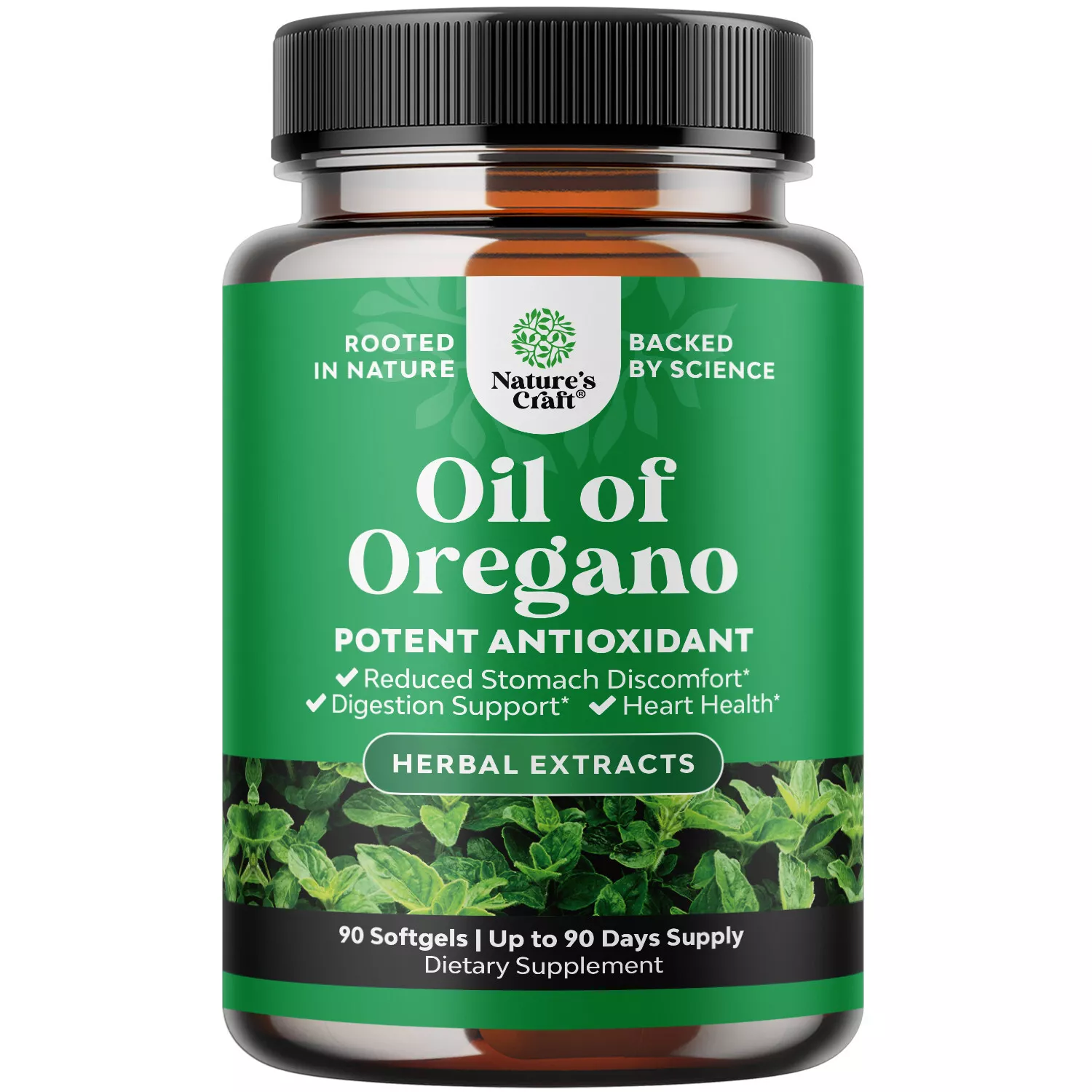 Pure Wild Oregano Oil Softgels Oil of Oregano for Immune Support