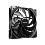 Pure Wings 3 | 140mm PWM Case Fan | High Performance Cooling Fan | Compatible with Desktop | Low minimum rpm | Low Noise | Black | BL108