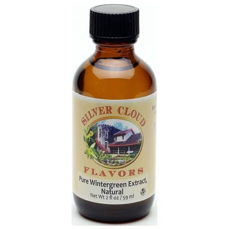 Pure Wintergreen Extract, Natural - 2 fl. oz. glass bottle