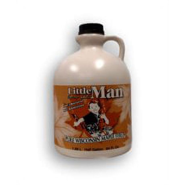 Pure Wisconsin Maple Syrup Grade A Medium Amber Half Gallon (64oz