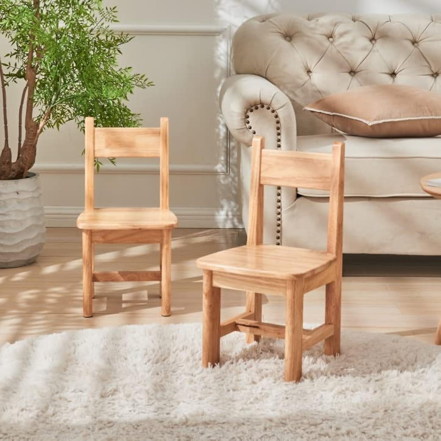 Pure Wood Solid Wood Children Chair for Kids, Kindergarten and Kids ...